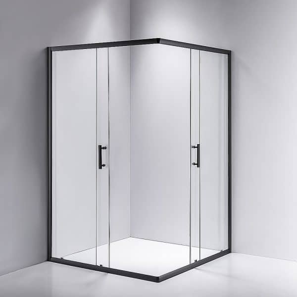 1000 x 1200mm Sliding Door Nano Safety Glass Shower Screen By Della Francesca - Image 2