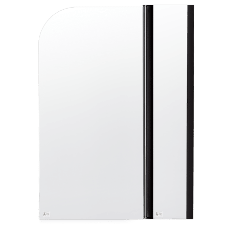 180 Degree Pivot Door 6mm Safety Glass Bath Shower Screen 1200x1400mm By Della Francesca