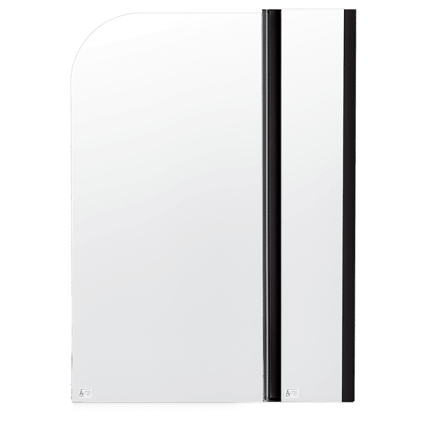 180 Degree Pivot Door 6mm Safety Glass Bath Shower Screen 1200x1400mm By Della Francesca
