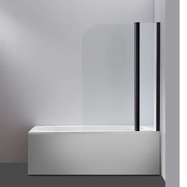 180 Degree Pivot Door 6mm Safety Glass Bath Shower Screen 1200x1400mm By Della Francesca - Image 2
