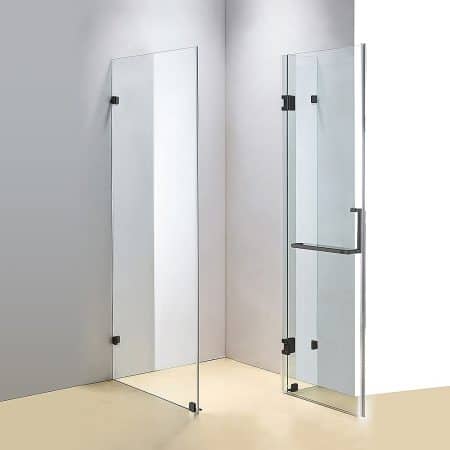 1200 x 900mm Frameless 10mm Glass Shower Screen By Della Francesca - Image 2