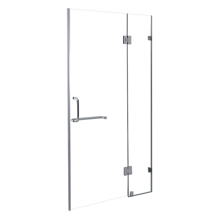 120 x 200cm Wall to Wall Frameless Shower Screen 10mm Glass By Della Francesca