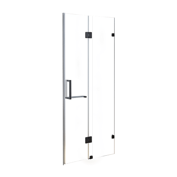 120 x 200cm Wall to Wall Frameless Shower Screen 10mm Glass By Della Francesca