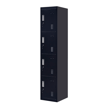 4-Door Vertical Locker for Office Gym Shed School Home Storage