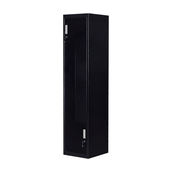Black Two-Door L-shaped Office Gym Shed Storage Lockers