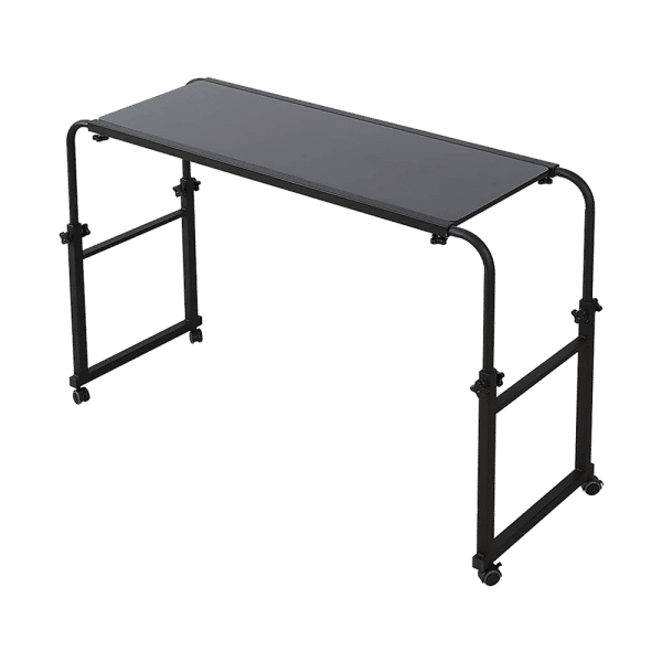 Overbed Table Work Laptop Desk with Wheels