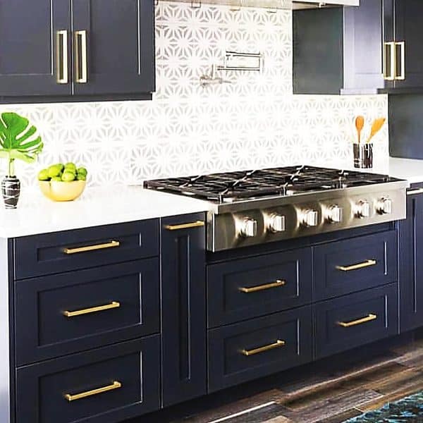 15 x Brushed Brass Drawer Pulls Kitchen Cabinet Handles - Gold Finish 192mm - Image 2