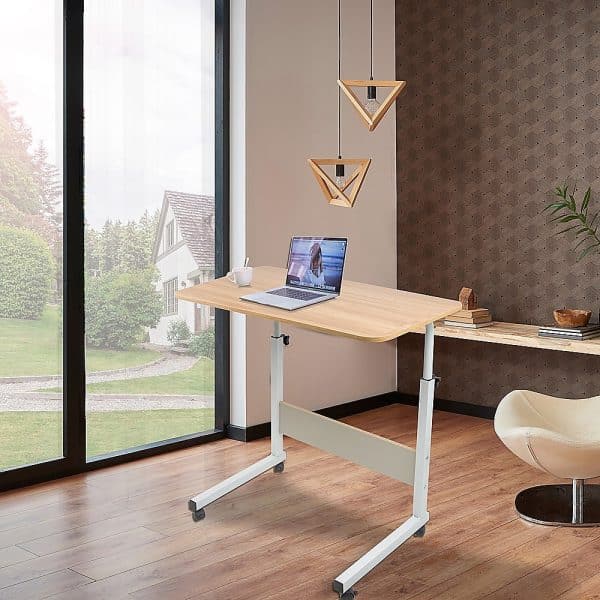 Wood Computer Desk PC Laptop Table Workstation Office Study Home Furniture - Image 2
