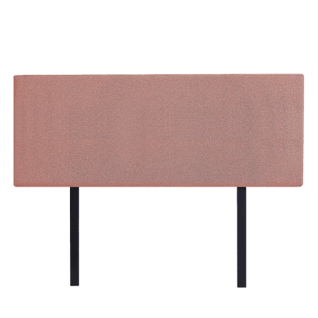 Linen Fabric Double Bed Deluxe Headboard Bedhead - Pearl Copper Brown