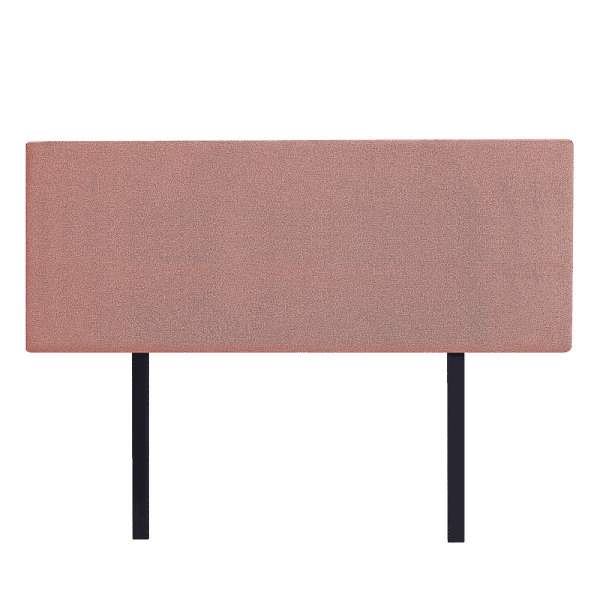 Linen Fabric Queen Bed Deluxe Headboard Bedhead - Pearl Copper Brown