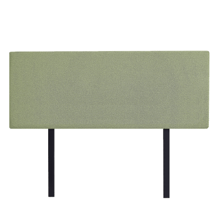 Linen Fabric Queen Bed Deluxe Headboard Bedhead - Olive Green