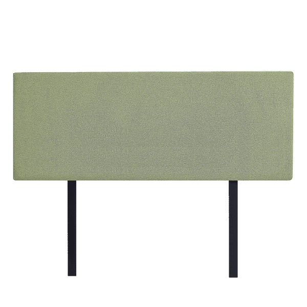 Linen Fabric Queen Bed Deluxe Headboard Bedhead - Olive Green