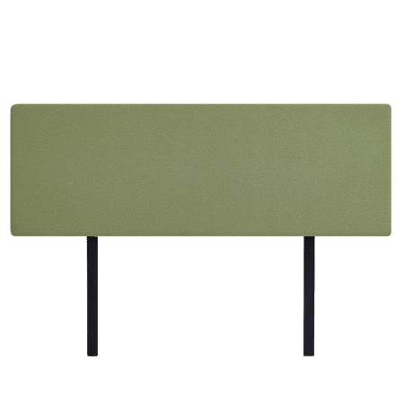 Linen Fabric King Bed Deluxe Headboard Bedhead - Olive Green