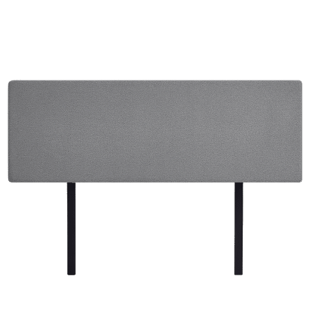 Linen Fabric King Bed Deluxe Headboard Bedhead - Night Ash
