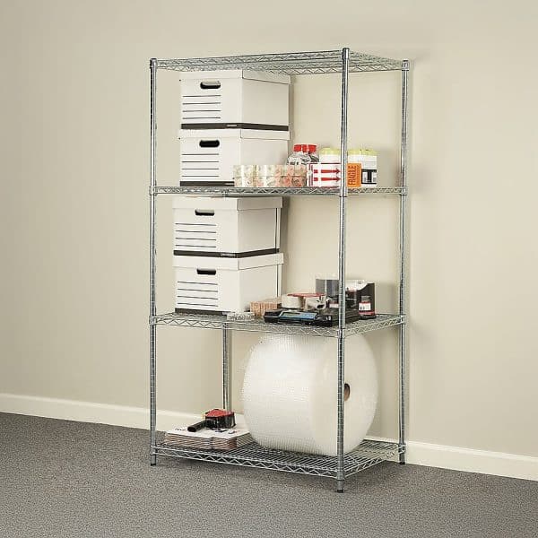 Modular Wire Storage Shelf 1200 x 450 x 1800mm Steel Shelving - Image 2