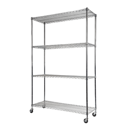 Modular Wire Storage Shelf 1200 x 450 x 1800mm Steel Shelving