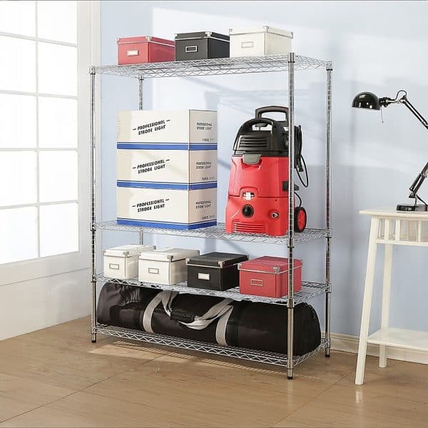 Modular Wire Storage Shelf 1500 x 600 x 1800mm Steel Shelving - Image 2