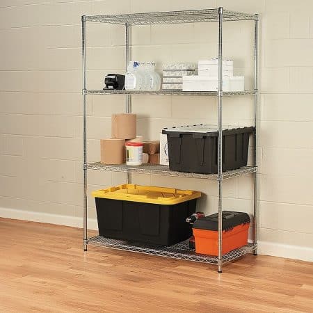 Modular Wire Storage Shelf 900 x 350 x 1800mm Steel Shelving - Image 2