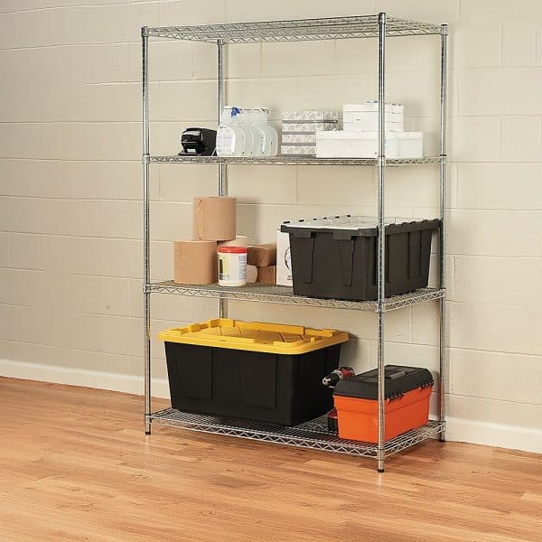 Modular Wire Storage Shelf 900 x 350 x 1800mm Steel Shelving - Image 2