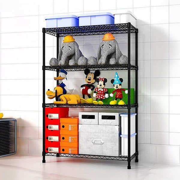 Modular Wire Storage Shelf 900 x 350 x 1800mm Steel Shelving - Image 2