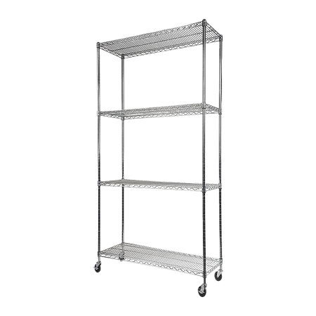 Modular Wire Storage Shelf 900 x 350 x 1800mm Steel Shelving