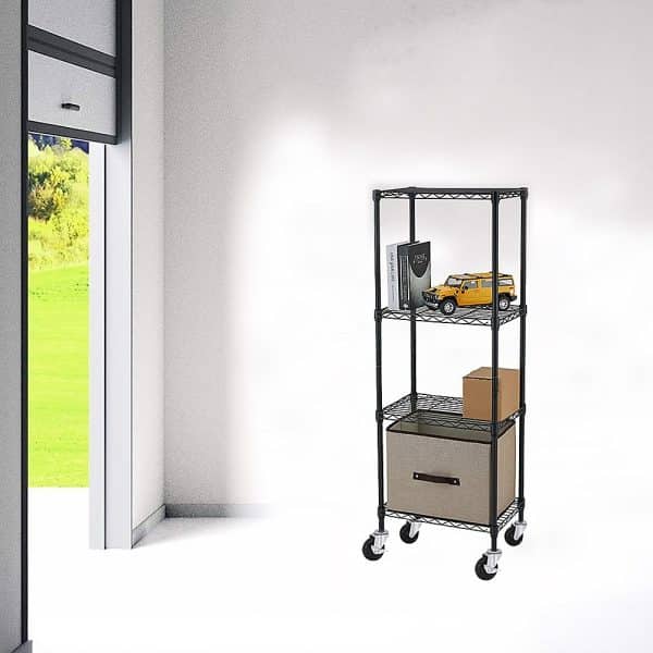 Modular Wire Storage Shelf 600 x 600 x 1800mm Steel Shelving - Image 2