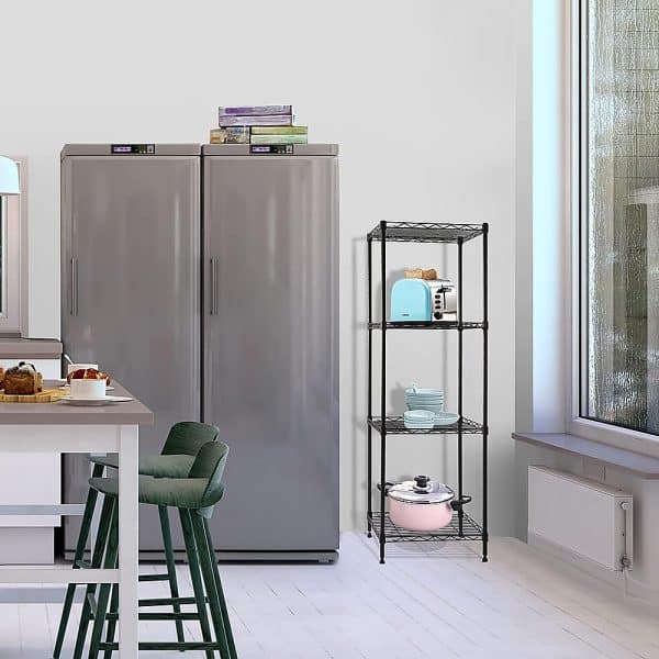Modular Wire Storage Shelf 450 x 450 x 1800mm Steel Shelving - Image 2