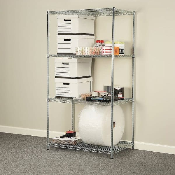 Modular Wire Storage Shelf 1200 x 600 x 1800mm Steel Shelving - Image 2