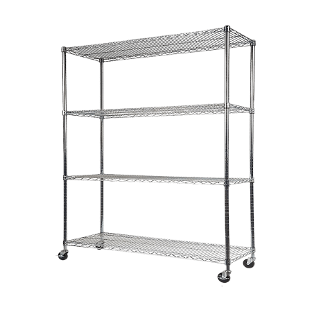 Modular Wire Storage Shelf 1200 x 600 x 1800mm Steel Shelving