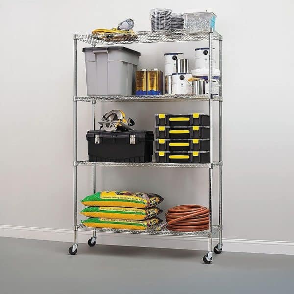 Modular Wire Storage Shelf 1200 x 600 x 1800mm Steel Shelving - Image 2