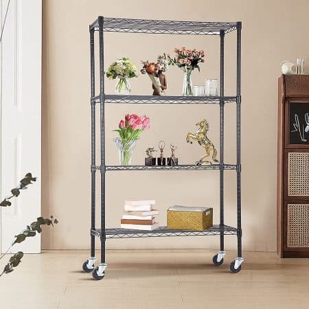 Modular Wire Storage Shelf 1200 x 600 x 1800mm Steel Shelving - Image 2