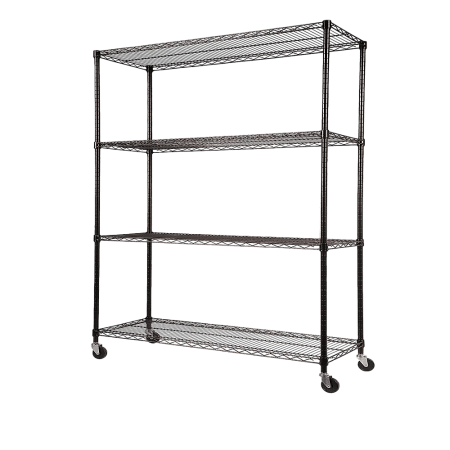 Modular Wire Storage Shelf 1200 x 600 x 1800mm Steel Shelving
