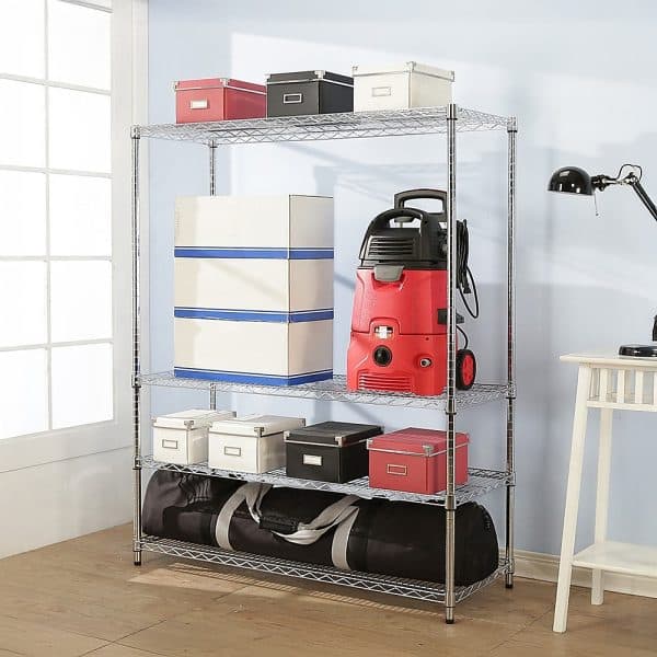 Modular Wire Storage Shelf 1500 x 350 x 1800mm Steel Shelving - Image 2