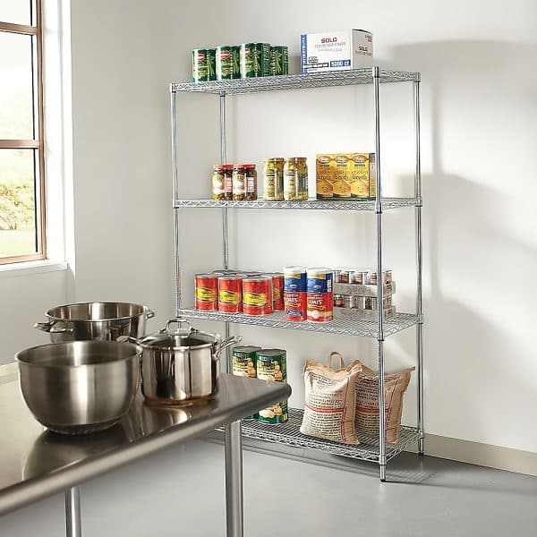 Modular Wire Storage Shelf 900 x 450 x 1800mm Steel Shelving - Image 2