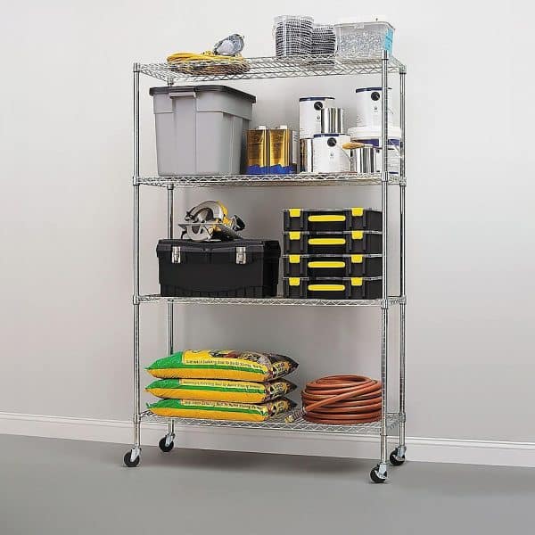 Modular Wire Storage Shelf 900 x 450 x 1800mm Steel Shelving - Image 2