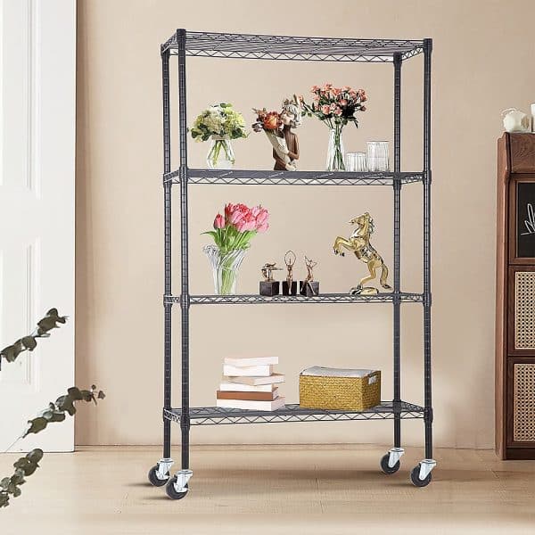 Modular Wire Storage Shelf 900 x 450 x 1800mm Steel Shelving - Image 2