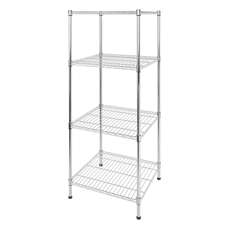Modular Wire Storage Shelf 350 x 350 x 1800mm Steel Shelving