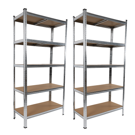 2 x 1.8M Garage Shelving Warehouse Rack Storage Shelves Pallet Racking