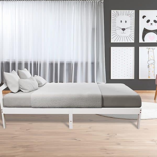 Natural Wooden Bed Frame Home Furniture - Image 2