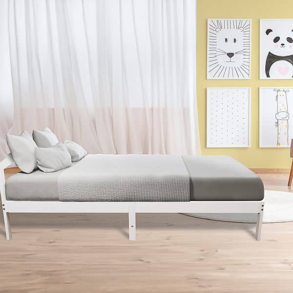 Natural Wooden Bed Frame Home Furniture - Image 2