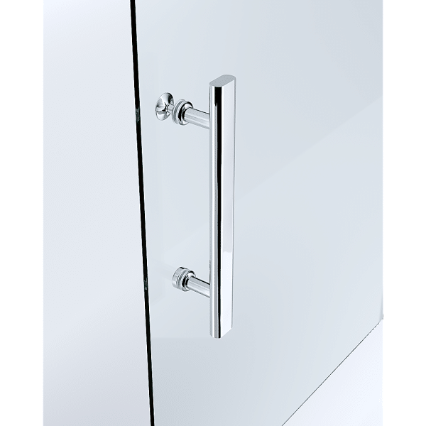Adjustable 1200x1000mm Double Sliding Door Glass Shower Screen in Chrome - Image 2