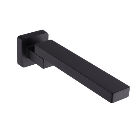 Bath In Wall Swivel Spout in Matte Black