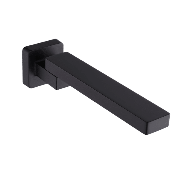 Bath In Wall Swivel Spout in Matte Black