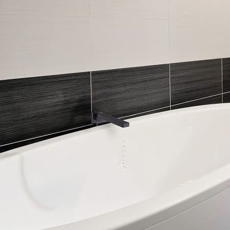 Bath In Wall Swivel Spout in Matte Black - Image 2