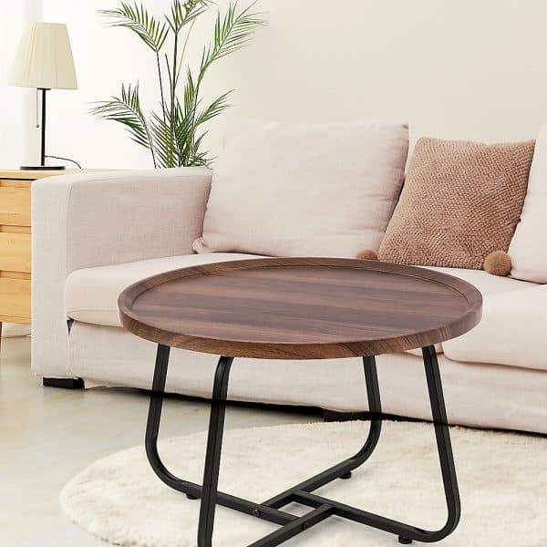 Side Table for Living Room Round Coffee Table - Image 2