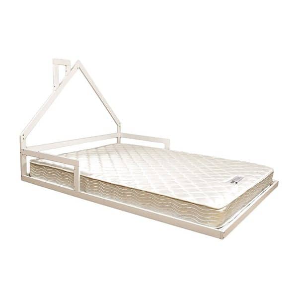 Pine Wood Floor Bed House Frame for Kids and Toddlers - Image 2
