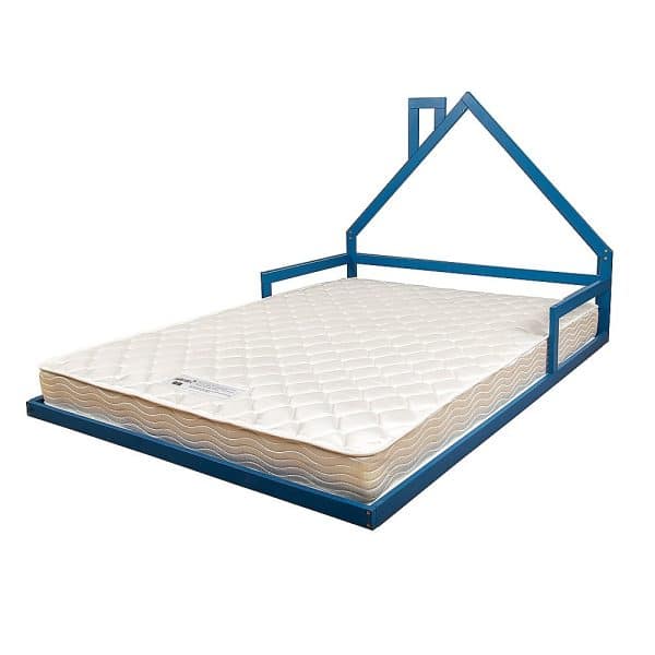 Pine Wood Floor Bed House Frame for Kids and Toddlers - Image 2