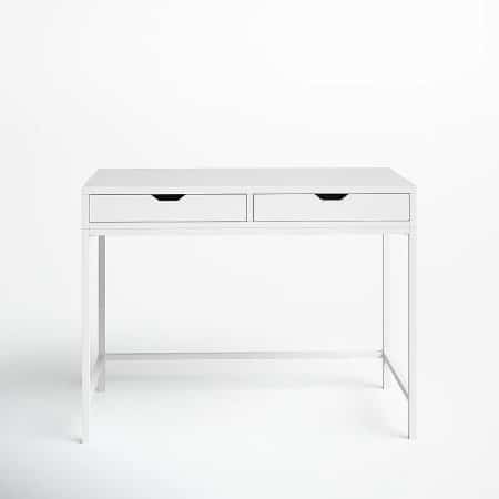 White Computer Desk PC Laptop Table Gaming Desk Home Office Study Furniture - Image 2