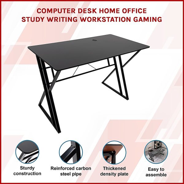 Computer Desk Home Office Study Writing Workstation Gaming - Image 2