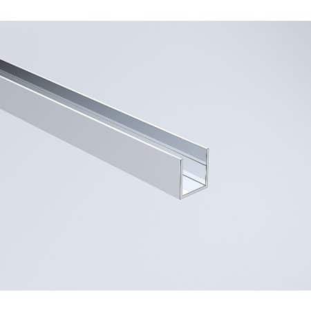 Glass Shower Screen 120cm Floor Channel in Chrome - Image 2